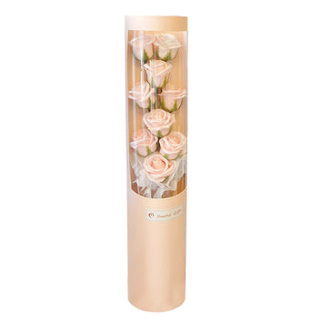 Valentine's Day Artificial Rose Soap Flower Bouquet – Creative Gift Box for Girlfriend, Wife, Birthday, & Mother's Day