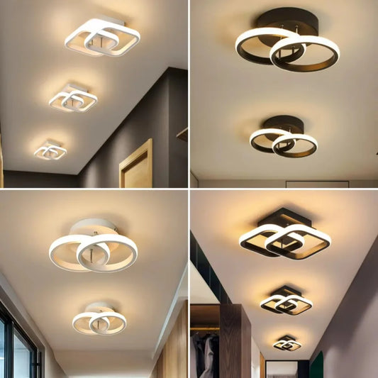 Modern Nordic LED Ceiling Light – Minimalist Corridor & Cloakroom Lighting Fixture