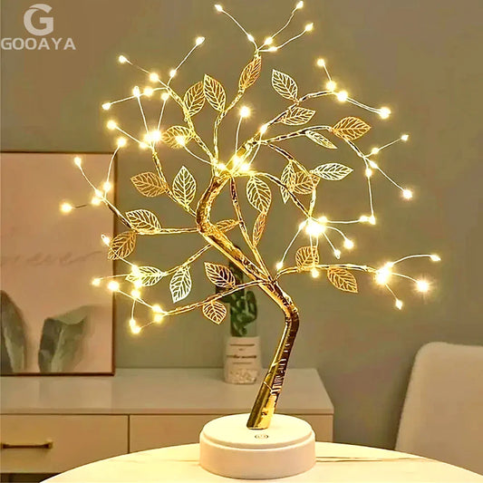 LED Rose Leaf Table Lamp – USB Fairy Light for Home, Wedding & Gifts