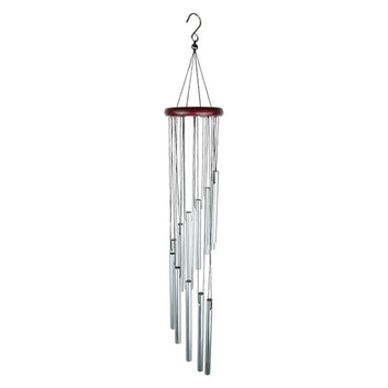 12-Tube Aluminum Wind Chimes – Gold/Silver Bells for Home & Garden Decor